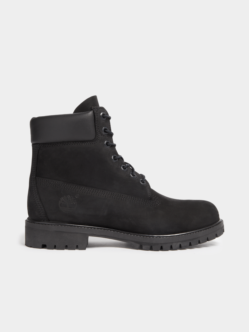 Timberland Premium 6 Inch Waterproof Black Boot